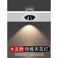 Huilong Deep Cup Anti-Glare Spotlight COB Commercial Hotel Background Wall Small Hill Wall Washing L
