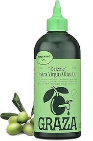 Graza Drizzle Extra Virgin Olive Oil, Finishing Oil - High Polyphenol Early Harvest EVOO Finishing O