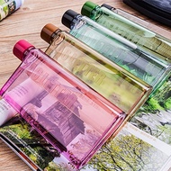 A6 Flat Water Bottle Portable Water Bottle Reusable Slim Flat Water Bottle 325ML Portable - Fits in 