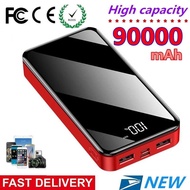 Power Bank 90000Mah Portable Charging Power Bank 10000Mah USB Power Bank External Battery Charger P