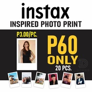 INSTAX INSPIRED MINI PHOTO PRINT - CUTE WALLET SIZE