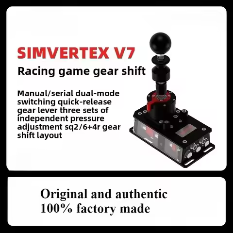 forGear Kit Racing simulator H mode For Manual & Sequential Shifts SIMVERTEX V7 SQ2/6+4R Sim Shifter