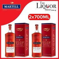 Bundle of 2 Martell VSOP Aged in Red Barrels Cognac 700ml