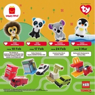 [READY STOCK] McDonald's McD Happy Meal Toys Ty And Tomica