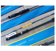 EUPRO IGUANA MONSTER SOLID CARBON SPINNING AND BAIT CASTING ROD