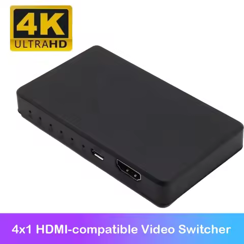 HDMI-compatible Splitter HD 4K 2K Video Switcher Adapter 1 Input 4 Output Hub for Xbox PS4 DVD HDTV 