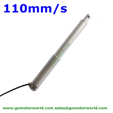 Waterproof 12V 24V 50mm adjustable stroke max 1800N 180KG 396LBS load 120mm/s speed DC motor linear 