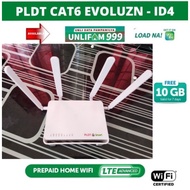 PLDT Home Prepaid WIFI LTE-A Evoluzn ID4 CAT6 ( E-Sim ) Free Unli Data 15 Days