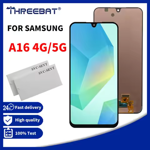 6.7" 90Hz Super AMOLED For Samsung A16 4G A165F A165M Display Touch Screen Digitizer For Samsung A16