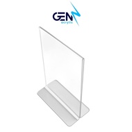 Tendcard Acrylic A6 Display Stand - Transparent brochure holder size A6 10 x 15 cm