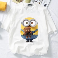 S-5XL Ready Stock MINIONS T SHIRT cotton cartoon 3xl tshirt woman man baju perempuan women baggy Tsh