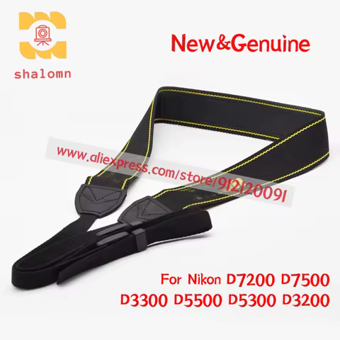 New Original D7200 D7500 Shoulder Strap For Nikon D3300 D5500 D5300 D3200 DSLR Camera Hanging Strap