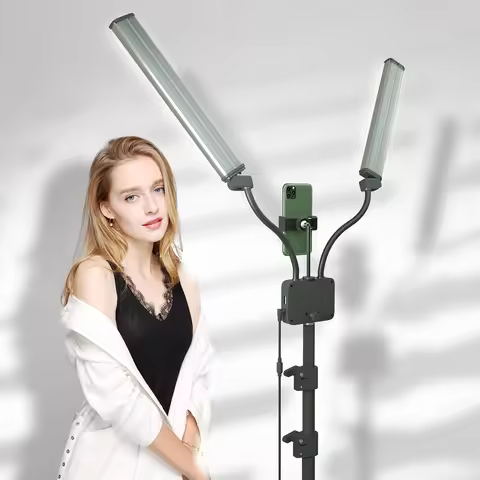 45W LED Video Light Double Arms Fill LED Light Selfie Light Long Strips LED Light for Photo Studio L