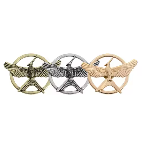 Fashion Trendy Jewelry The Hunger Games Popular Vintage Style Birds Brooches Restro 3 Colors
