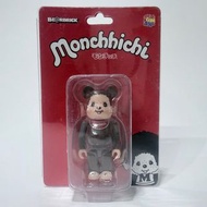 全新未開封 Medicom toys Bearbrick100% 積木熊 初代 monchhichi 蒙奇奇 板卡全新現貨  人物高約：7釐米左右