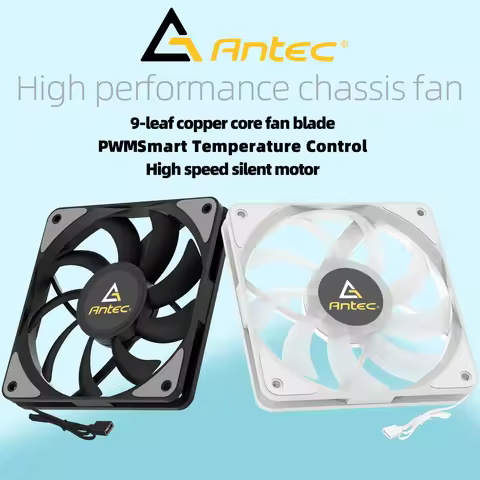 Antec Computer Case Fan PWM 4 Pin 120mm Silent Fan CPU Cooler Cooling Fan Cooling Radiator Fan 12V A