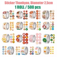 COD Thank You Sticker 500 pcs Thank You Sticker Color Self Adhesive Seal Label Sticker Thank You sti