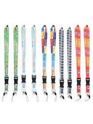 เชือกคล้องคอ Yoga Piano Note Doctor ที่สามารถถอดออกได้, เชือกคล้องคอโทรศัพท์ ICU Polyester สูตรสีสัน