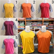 PRIA Raglan T-Shirt Men Women Body Color 3/4 Sleeve/Men Women Fashion/Reglan JUMBO T-Shirt
