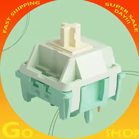 Akko Cilantro Tactile Switches 58gf Deep Clack Early Bump Tactile Force 3.5mm Travel 5 Pin Pre-lubed