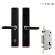 RAYKUBE Z4 Eletronicos Door lock Fingerprint Inteligente Bluetooth Fechadora TTlock lock with 6068 M