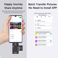 (OSWIN Shop) SANJI CARD READER USB 2.0 6 IN 1 TYPE C MICRO SD CARD MEMORY ADAPTER Camera