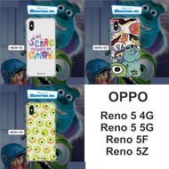 Case Monster Inc Oppo Reno 5 4G Reno 5 5G Reno 5F Reno 5Z 