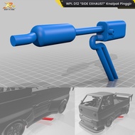 WPL D12 Side Exhaust Side Exhaust Accessories RC Drift 3D Print