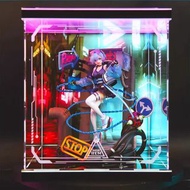 [AOWOBOX] eStream Re:從零開始的異世界生活 雷姆 霓虹都市 ver 手辦高透主題展示盒 展示箱 display box 亞加力 模型盒 亞加力展示盒 燈