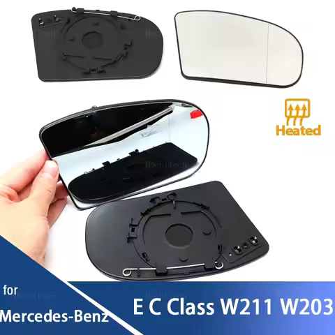 For Mercedes-Benz E-class C-class C E Class W211 W203 Accessories Side Rearview Heated Mirror Glass