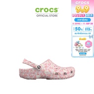 CROCS รองเท้าลำลองผู้ใหญ่ CLASSIC CONFETTI CLOG  - PINK MILK/MULTI