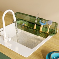 Splash Board Sink Storage Waterproof Sink Splash Board Adjustable Sink Storage