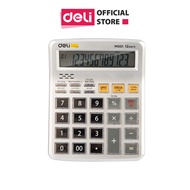 Deli 12-digit speaking calculator - Acrylic covered keys, LCD screen - 1 pc - EM00110