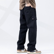 Hip Hop Plus Size Casual Black Slim Fit Tactical Work Ankle 6 Six Pocket Cargo Pants Men Seluar Kerja Kargo Lelaki