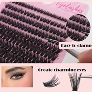 Thick Curled Eyelashes 40d Melt Diy Large Capacity Curled False Makeup Tools Thick Eyelashes E5