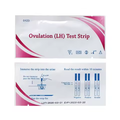 50 pieces LH Ovulation Test Strips for women First Response Ovulation Urine Test Strips Over 99% Acc