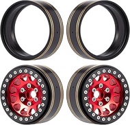 Brass 1.9" Wheel Rim Beadlock 95g/1Pcs Beadlock Ring Brass Counter Weights for 1/10 RC Crawler Axial