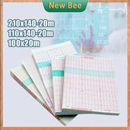 ECG Paper Red Grid Thermal Diagnostic Paper 110mmx20m ECG Recording Paper
