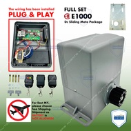 E8 E1000 SLIDING AUTOGATE DC MOTOR SYSTEM  (WITHOUT GEAR RACK)