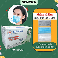 Khẩu trang y tế 4 lớp kháng khuẩn cao cấp Khánh An hộp 50 cái K02