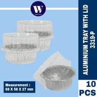 ROUND ALUMINIUM TRAY 3319-P / ALUMINIUM TRAY WITH LID / ALUMINIUM FOIL / BEKAS ALUMINIUM FOIL BULAT 