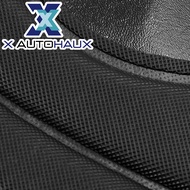 X AUTOHAUX Black Faux Leather Motorcycle Seat Saddle Cover Cushion for Yamaha Cygnus