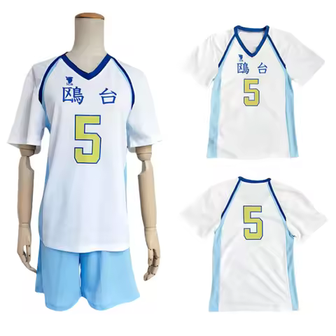 Anime Japanese Haikyuu!! Korai Hoshiumi Volleyball Jersey Sports Cosplay Volleyball Shirts Costume S