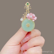 Discount Store Clearance Bargain Hetian Jade Pipa Brooch outlets Women's Fashion Accessories1 YBTD