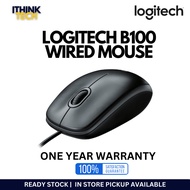 LOGITECH WIRED/OPTICAL MOUSE B100 800DPI WINDOWS/MAC