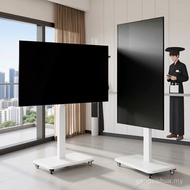 【In Stock】Universal Vesa Mount TV Stand Screen Floor Cart Mobile Rotating Vertical Screen Hanger wit
