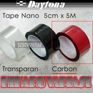 Nano Tape Sticker Protective Sticker Protection 5Cmx5M Anti Scratch Carbon Red Daytona Best