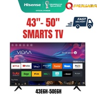 Hisense 4K UHD Dual Band WiFi Smart TV Television E6H 436100H (43"/50")