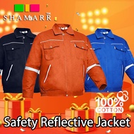 SHAMARR SAFETY JACKET PPE WORK JACKET BAJU JAKET KERJA REFLECTIVE FACTORY CONSTRUCTION SITE