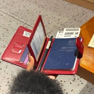 passport cover passport holder Kecantikan di luar bulatan Pemegang pasport Tahun Baru, dompet, beg k